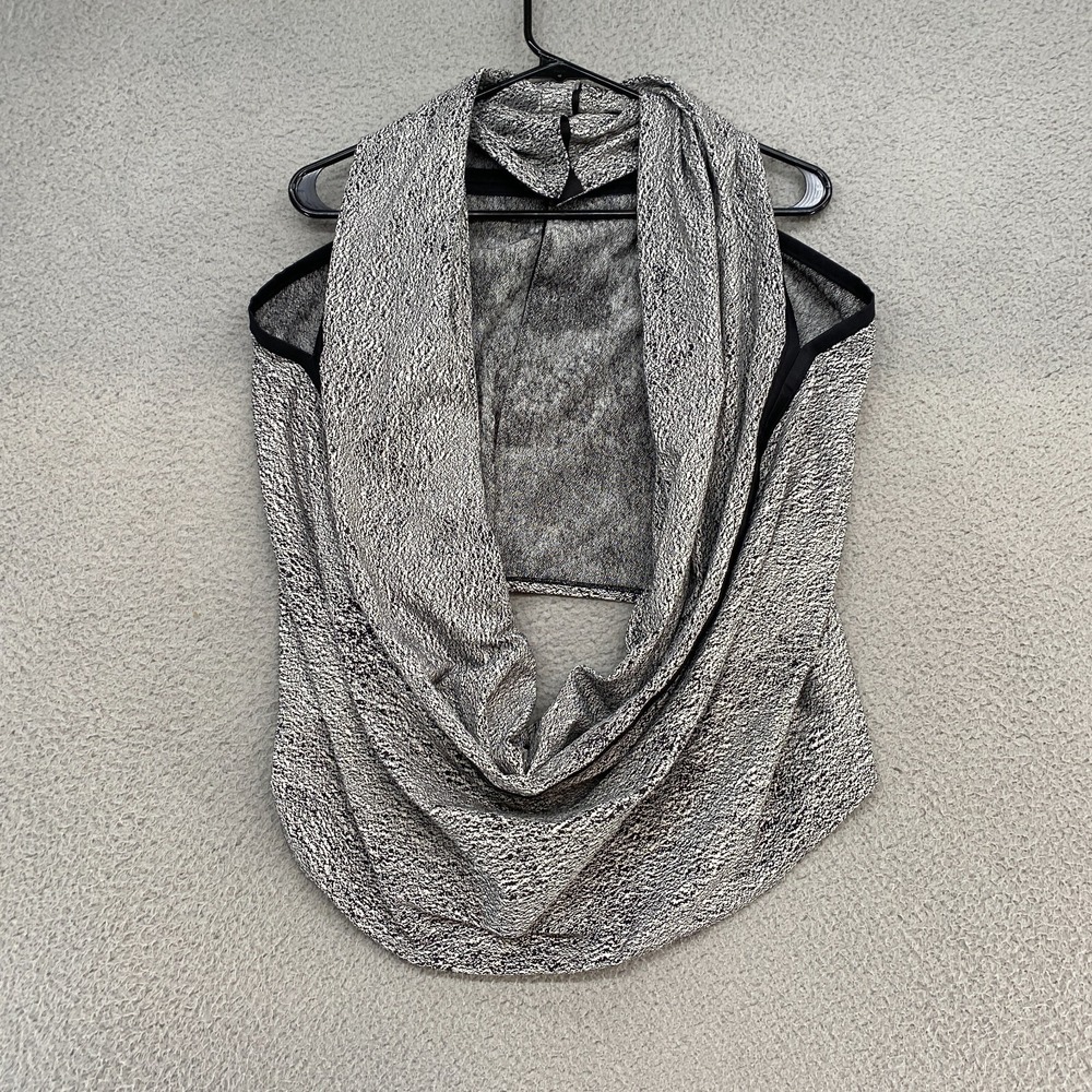 Lululemon Vinyasa Scarf Womens Wrap Convertible Super Soft Cardigan Kimono‎ Gray